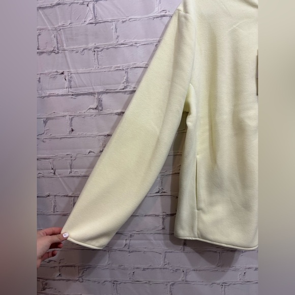 RAINS Half-Zip Sweater in straw color NWT Size XL - Picture 4 of 7